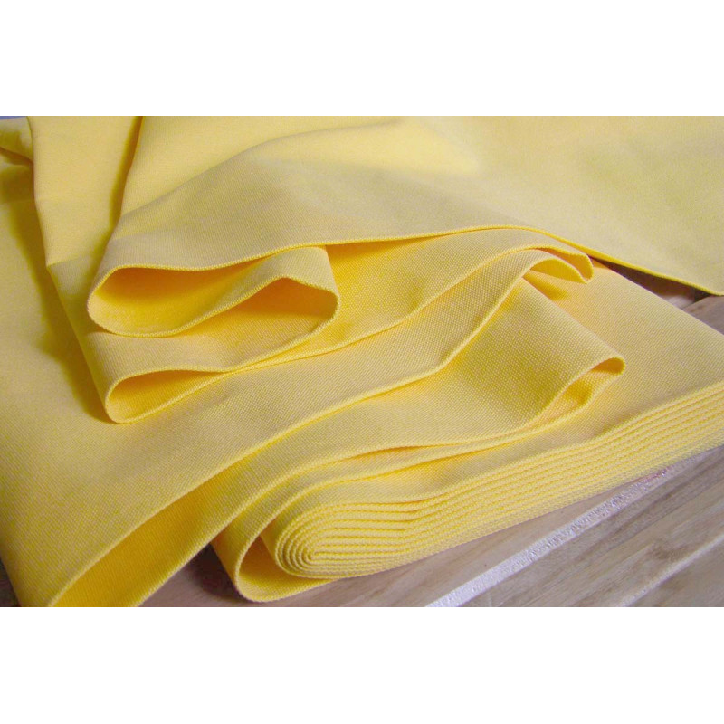 Heavy weight panama fabric - yellow - 100% cotton