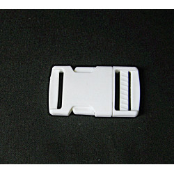 Side Release Plastic Buckle - 28mm - white