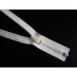 plastic coil zip - cream- length from 30cm to 70cm