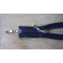 double slider coil zip - navy - length from 55cm to 85cm