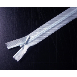 invisible zip light blue - length from 20cm to 60cm