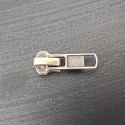 zip slider straight puller metal- size 5 - antique brass 