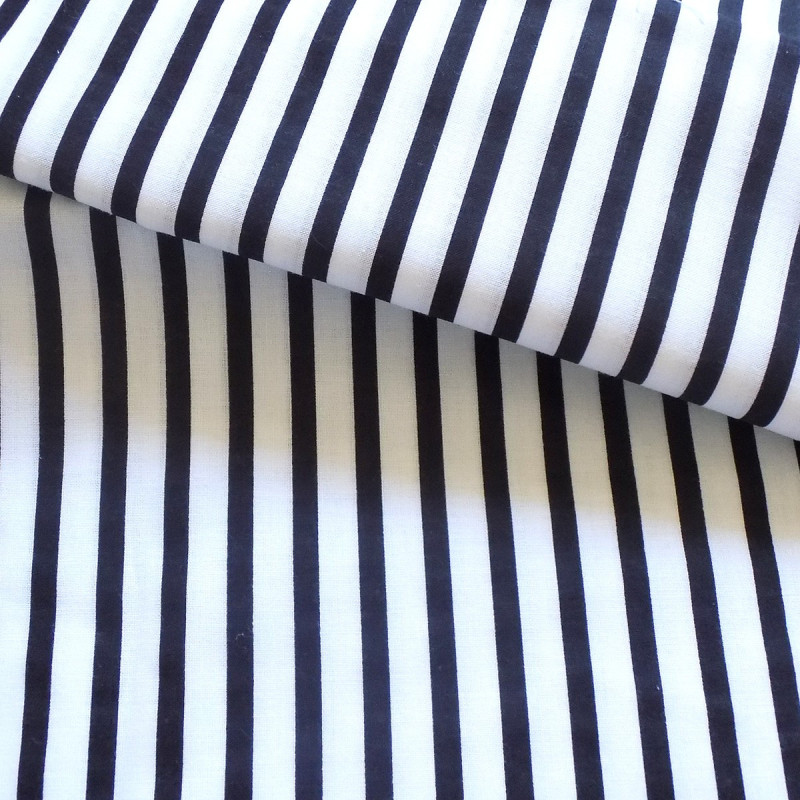 Black&white stripes 6mm/10mm