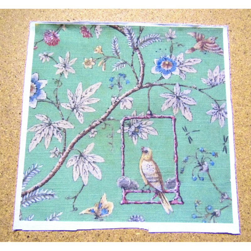  Fabric Panel - Bird on the Swing