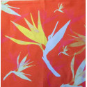 Ready Fabric Panel - PARADISE_FLOWER_ORANGE
