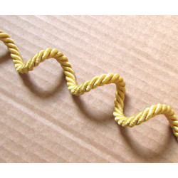 Decorative twisted rope  7mm - gold