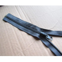  reversible plastic coil zip -  grey 75cm