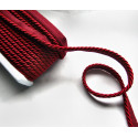  Thick flanged rope  piping cord 8mm - burgundy