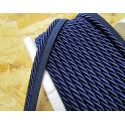 Thick flanged rope  piping cord 8mm - royal blue