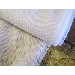 Stiff tulle fabric - white