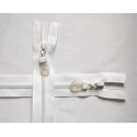 chunky zip size 3 - open end - 65cm - white