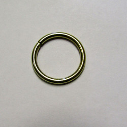 silver metal  ring - 40mm