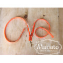 invisible zip - orange red- length from 22cm to 60cm