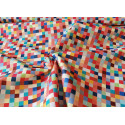 Waterproof fabric -  Colorful pixels