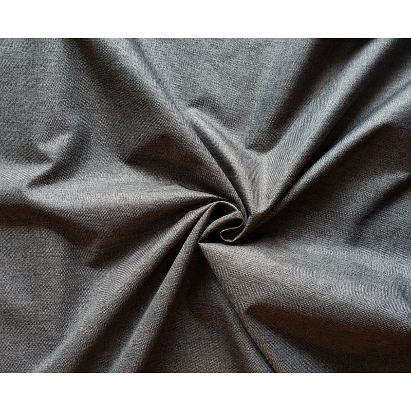 Waterproof  canvas fabric -  dark  grey blend
