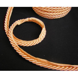 Upholstery flanged rope  piping cord 8mm -pale orange