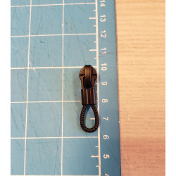zip slider  size 5 for  waterproof zip - black