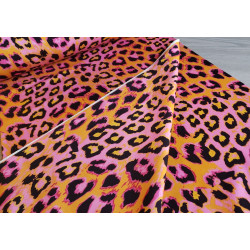 Colorful Cheetah spots - French Terry jersey