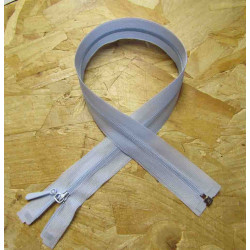 Invisible Zip 45 cm - light blue - open end zip