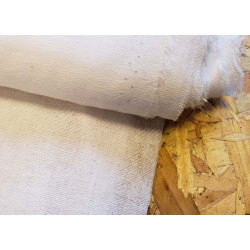 Medium weight  woven-  cotton fusible interfacing - white