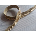  Thick flanged rope  piping cord 8mm - beige gold