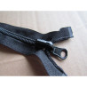 reversible plastic coil zip -  black 200cm