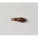 zip slider-coil size 7 - chestnut brown
