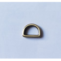 Metal  D ring - 20mm - antique brass