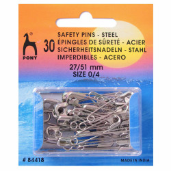 Safty pins - Assorted- nickel