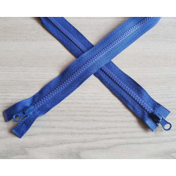 double slider chunky zip - royal blue-100cm