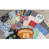 Chameleon - Cotton fabric squares bundle - size 10''/10'' - optional quantity bundles