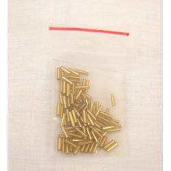   gold bugle beads - 7mm