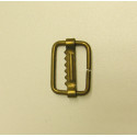 Metal sliding bar adjuster  -25mm - antique brass
