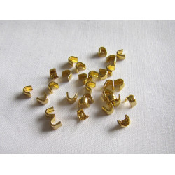 metal top stop - gold for size 8